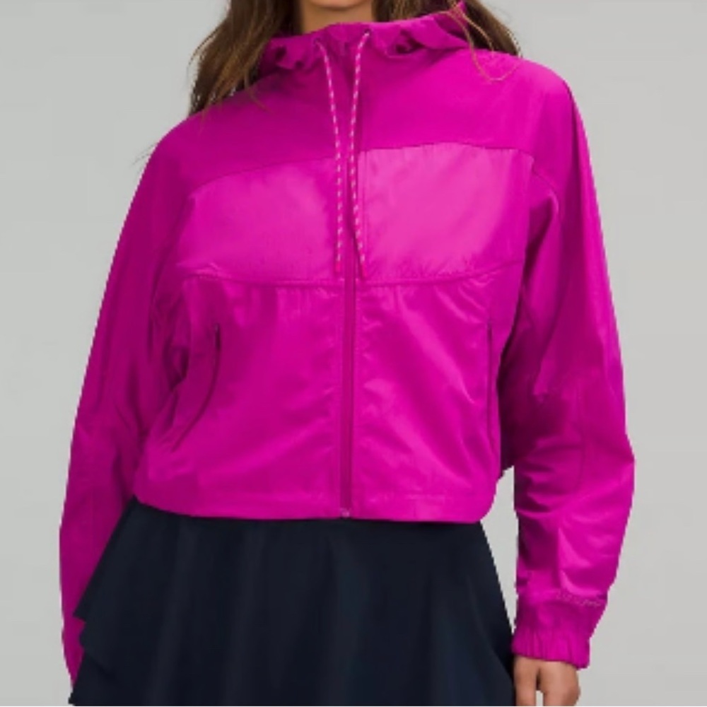 lululemon athletica Vibrant Pink Bomber Jacket